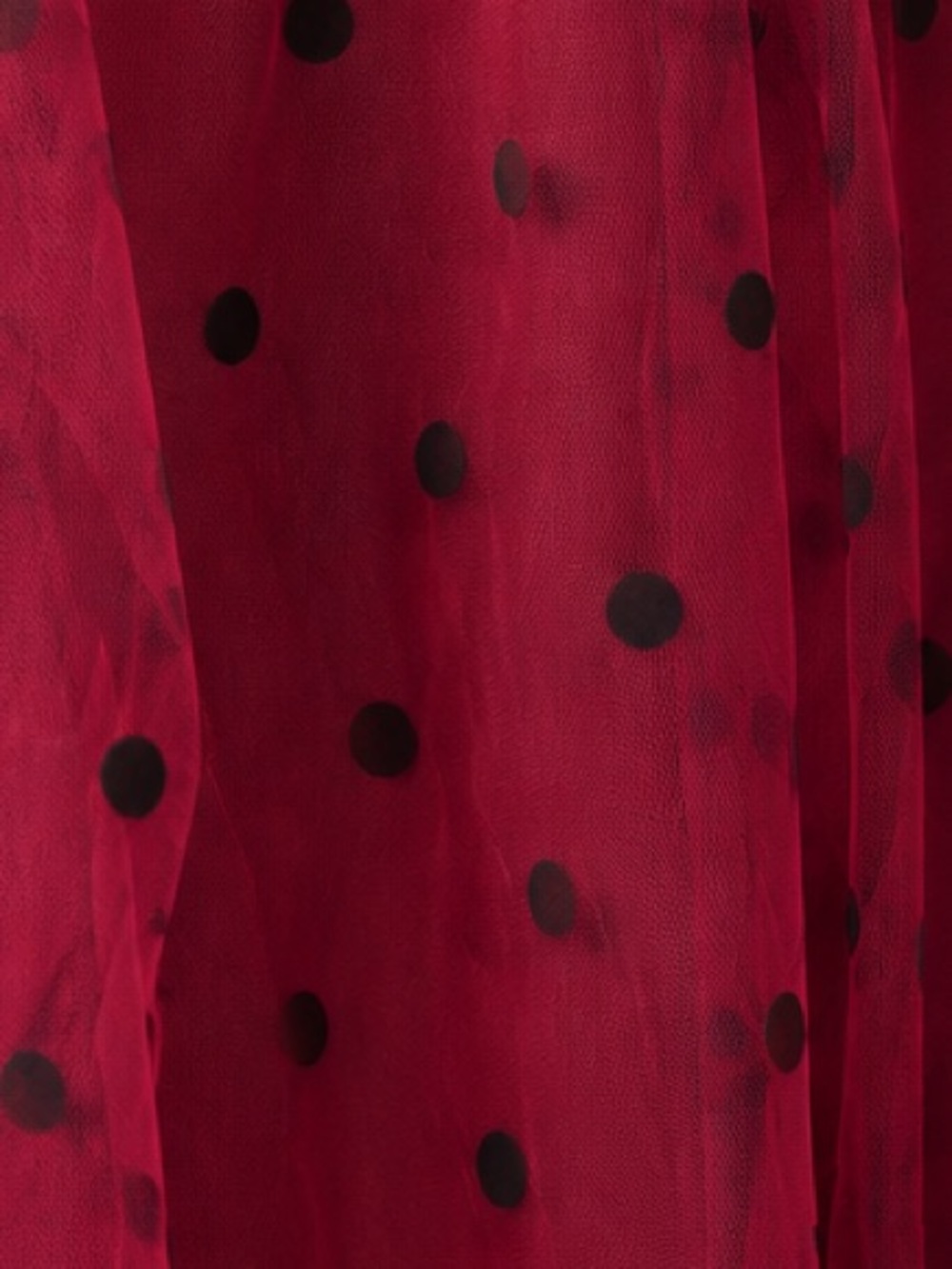 UNIQUE VINTAGE Flirty Sexy Holiday Party Polka Dot Flowy Midi Skirt NWT - Picture 3 of 3